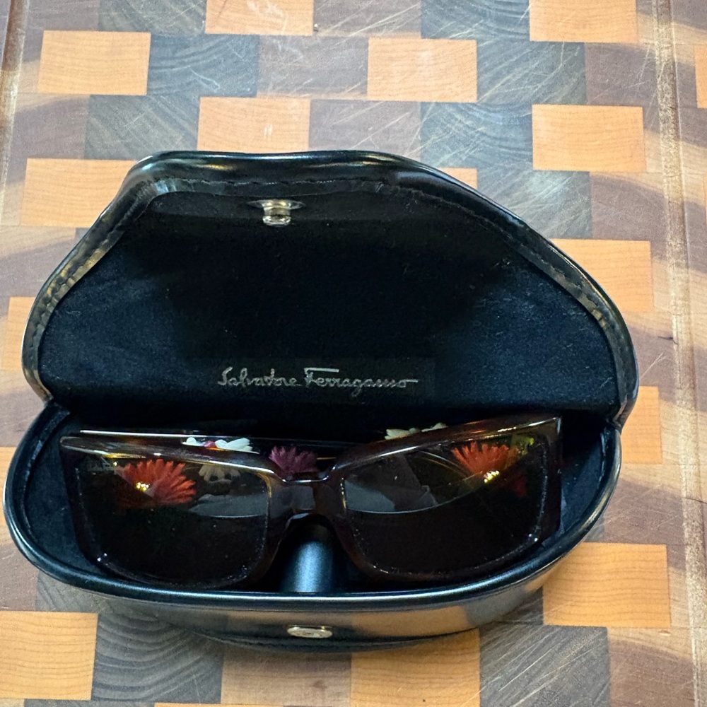 Salvatore Ferragamo Floral Sunglasses
